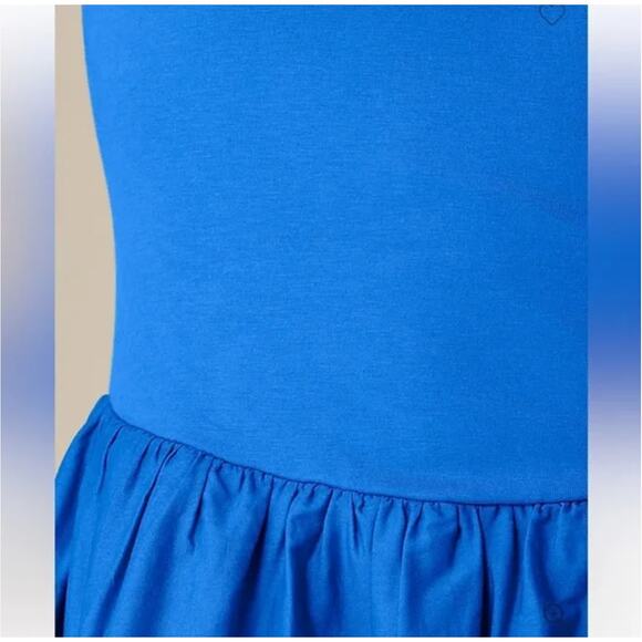 J Crew Drop Waist Knit Mixy Dress Blue NWT CJ497 J.Crew Midi Maxi Resort - Picture 2 of 4